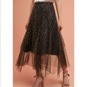 NWOT Eva Franco highwaisted tulle skirt